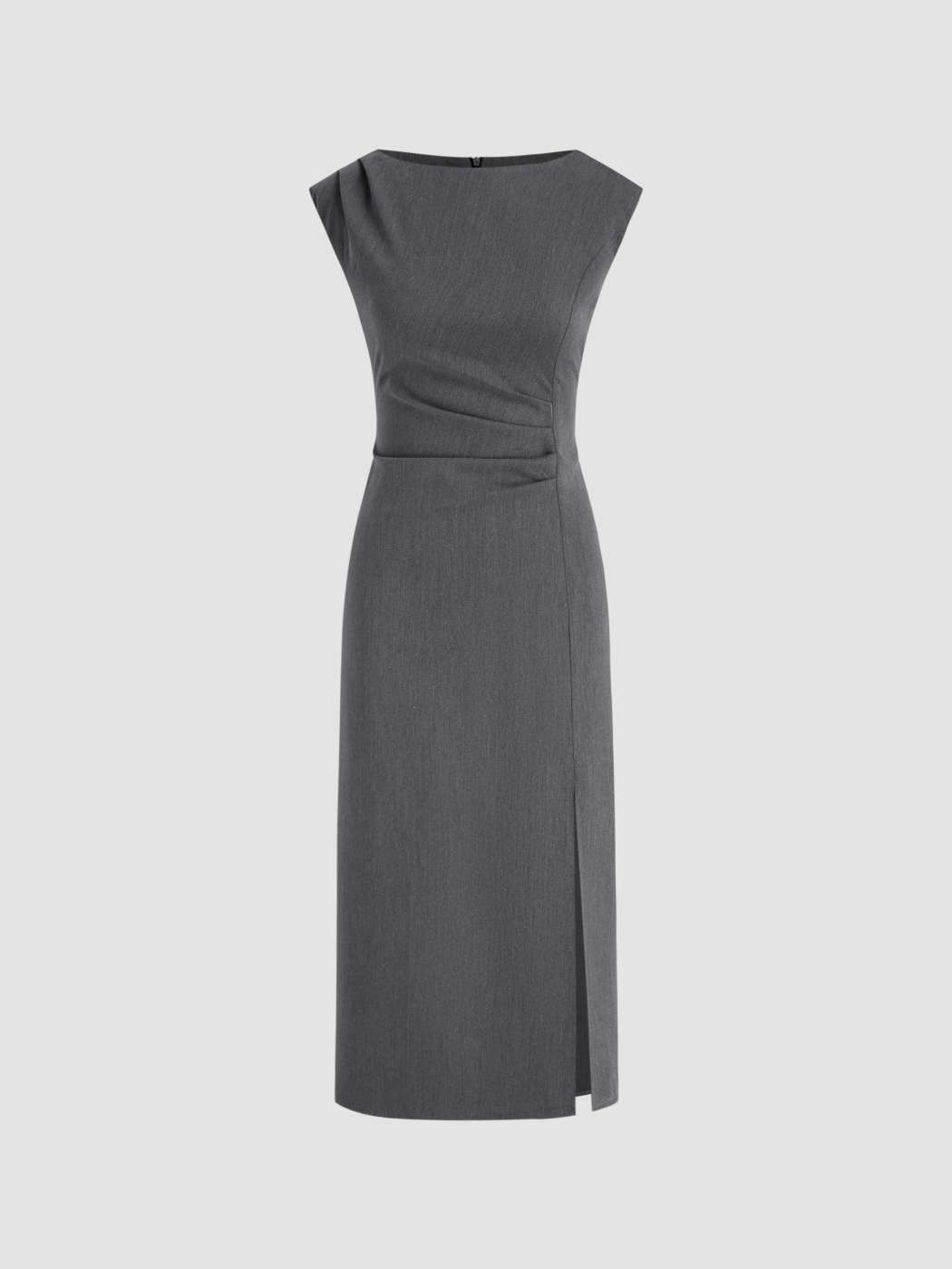 Grey sleeveless dress